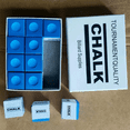 thumbnail image 4 of 12Pcs Powdered Pool Cue Pool Table Chalk Essential Pool Cue Holder & Snooker Chalk, 4 of 7