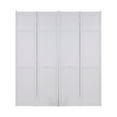 thumbnail image 2 of Seabrooke Double 72" x 80" White Vinyl Shaker Style Bifold Door, 2 of 7