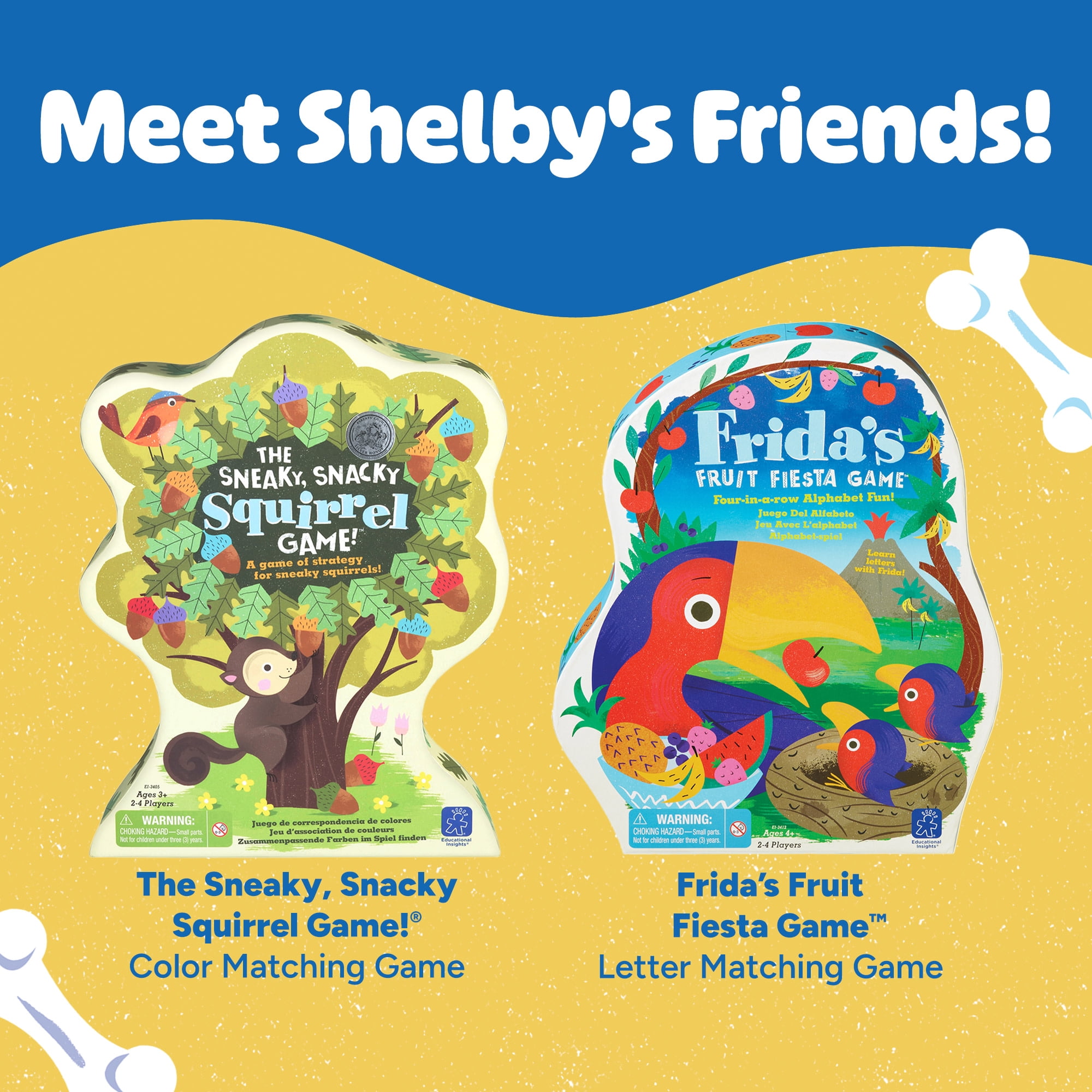 Educational Insights Shelby's Snack Shack, Preschool Board Game, Toddlers Ages 4 and up