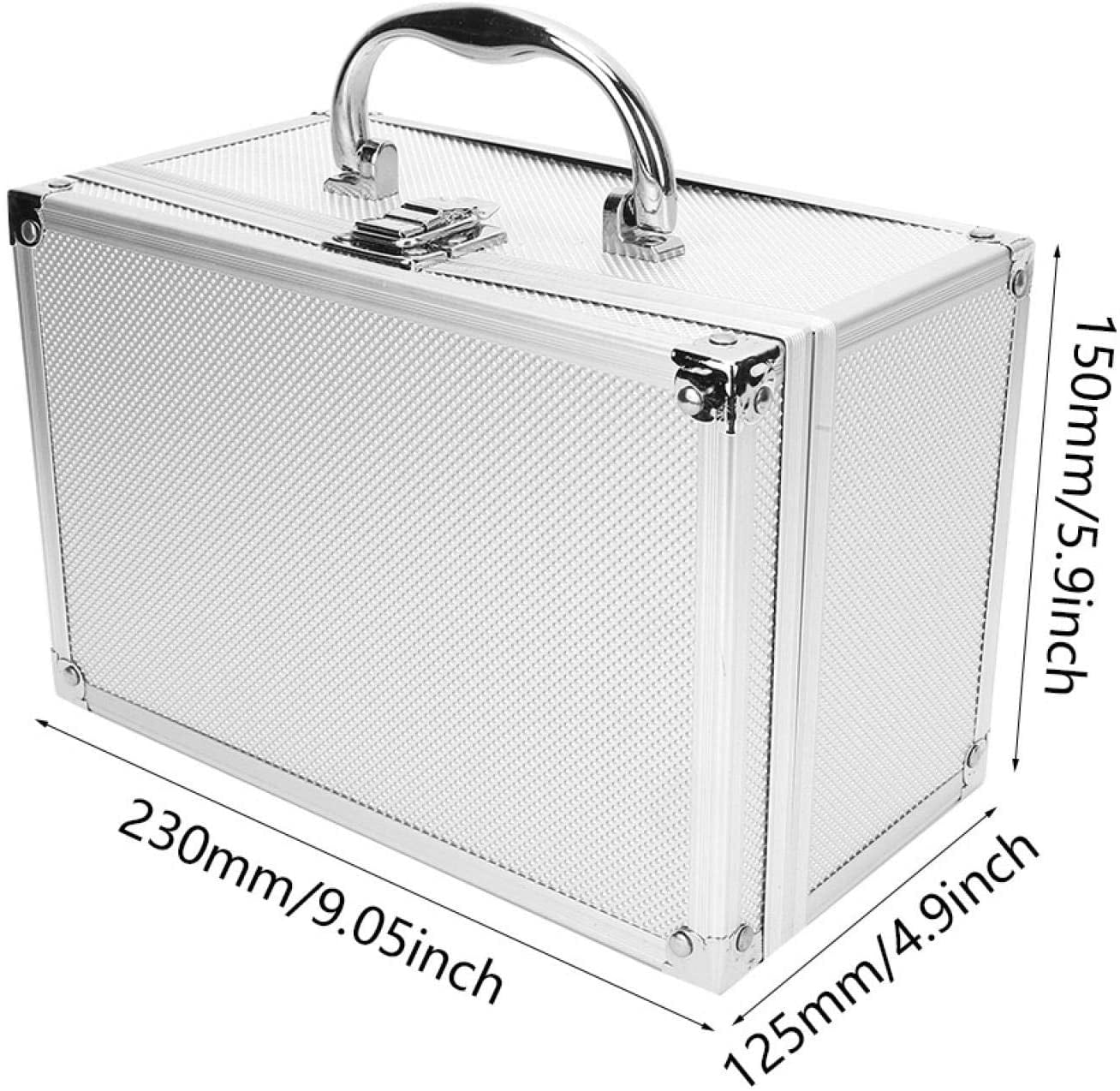 Details about   Tool Box Case Aluminum Alloy Metal Outdoor Vehicle Kit Portable Safety Equipment 