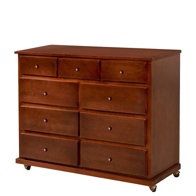Cajonera Kessa Muebles Santurce 9 Cajones Nogal