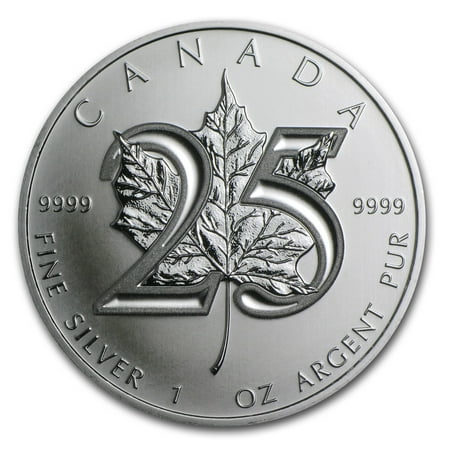 2013 Canada 1 oz Silver Maple Leaf BU (25th (Best Price Silver Maple Leaf Coins)
