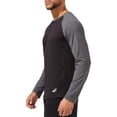 thumbnail image 4 of ASICS Mens Performance Henley Shirt, Black, Large, 4 of 6