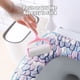 thumbnail image 5 of Bonita funda de inodoro bordada con cremallera | Tejido de poliéster suave | Fácil de limpiar e instalar | Diseño impermeable e higiénico, 5 of 6