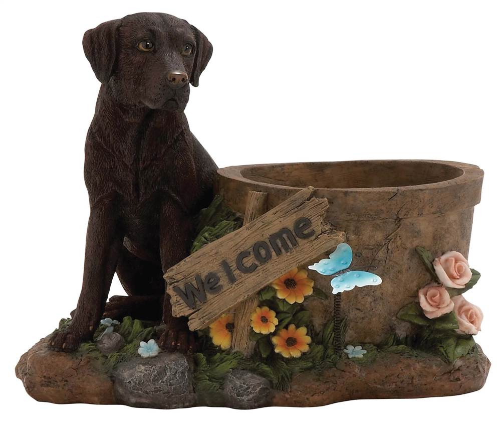 dog planters outdoor