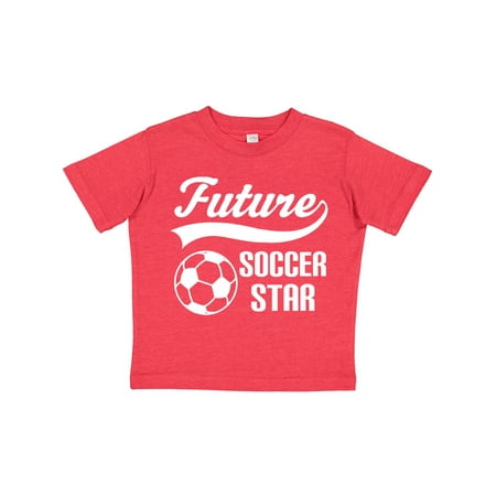 

Inktastic Future Soccer Star Ball Sports Gift Toddler Boy or Toddler Girl T-Shirt