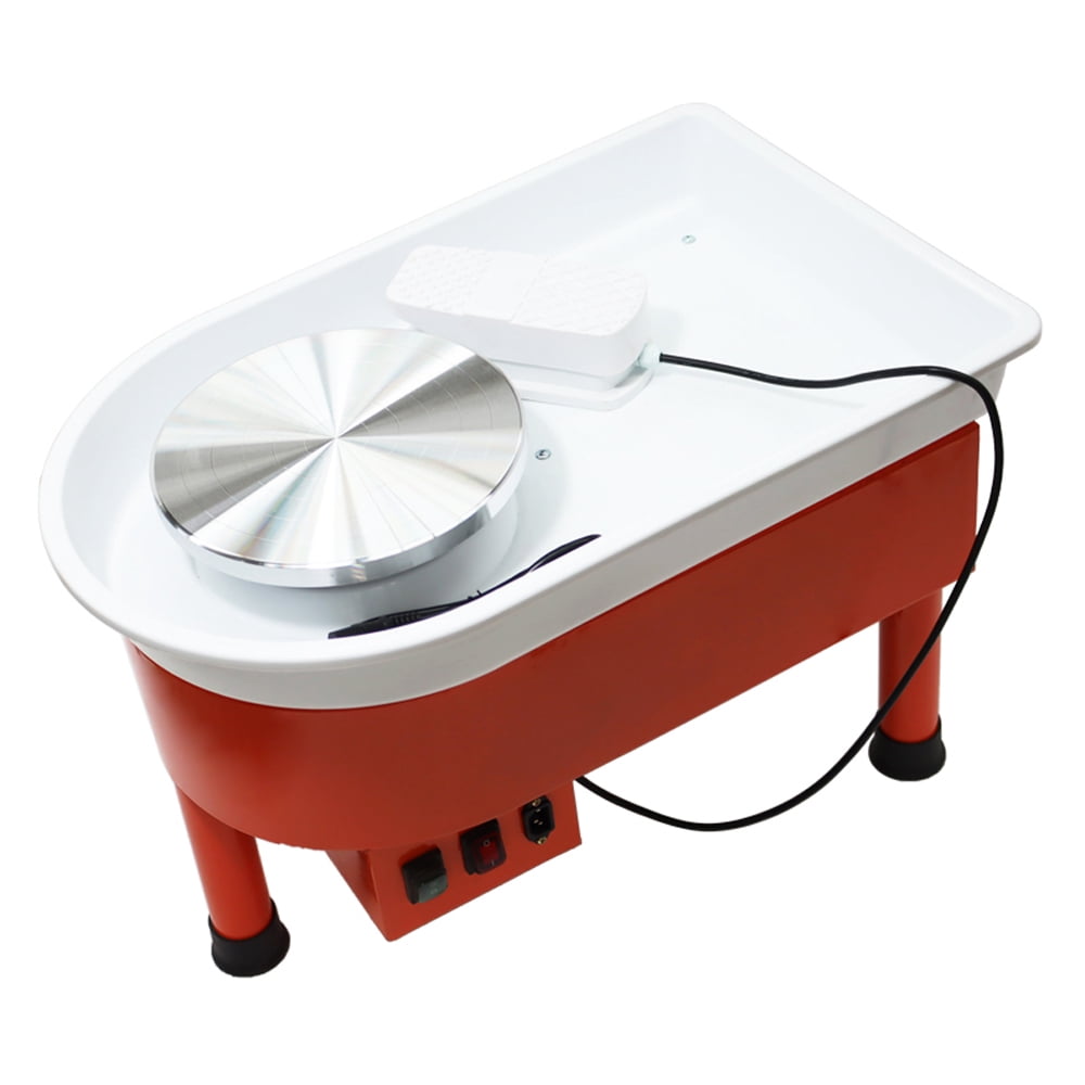 TECHTONGDA Continuously Variable Ceramic Potting Machine Pottery Wheel Machine Pottery Forming Pottery Drawing Machine for Art Craft Work and Home DIY