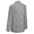 thumbnail image 5 of North America Freshwater Fish Group Long Sleeve Blouse Woman Streetwear Casual Shirts Summer Oversize Woman Streetwear Clothing Birthday Present, 5 of 7