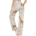 thumbnail image 5 of Women Pajama Pants Lounge Pants Long Stretch Comfy Sleepwear Cute Giraffe in Clouds, 5 of 7