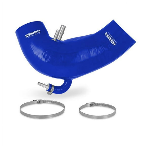 Mishimoto MMHOSE-MUS8-15IHBL Silicone Induction Hose Compatible With Ford Mustang GT 2015-2018 Blue