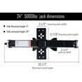 thumbnail image 5 of 4 Pack Combo - 5000lbs Rv Stabilizer Scissor Jack Combo Pack - 24" W/2 Handle & 2 Socket - 64280-4PK, 5 of 5