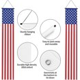 thumbnail image 3 of Decoraciones colgantes para porche de Acción de Gracias YONGSHENG bandera estadounidense del 4 de julio corona de estrellas y rayas 72x11,8 pulgadas, 3 of 5
