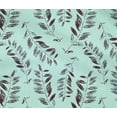 thumbnail image 5 of oneOone Cotton Flex Sky Blue Fabric Leaves Diy Clothing Quilting Fabric Print Fabric By Yard 40 Inch Wide, 5 of 5