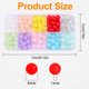thumbnail image 2 of 200 cuentas de vidrio redondas para hacer pulseras de joyería, 10 colores, 8 mm, cuentas de jade imitativas, cuentas de vidrio craquelado, cuentas de piedras preciosas de cristal para hacer pulseras,, 2 of 6