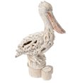 thumbnail image 3 of Corner Merchant Coral Reef Pelican Nautical Beach Home Decor, White, 13 3/4 in x 10 in x 5 in, 1, 3 of 6