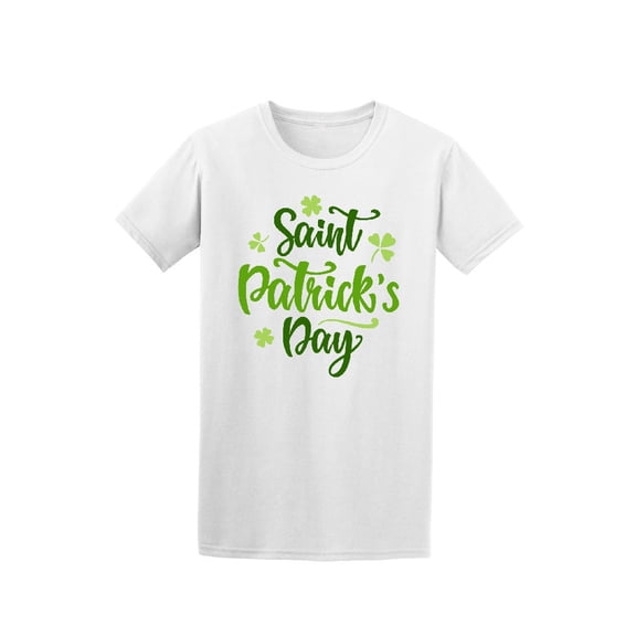 Saint Patrick's Day Green Cursive Quote Tee - Image by Shutterstock