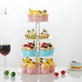 thumbnail image 7 of Soumake 1 Set Cake Stand 3/4 Layers Transparent Round Large Capacity Easy Installation Acrylic Party Cupcake Tower Holder Wedding Supplies, 7 of 7