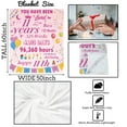 thumbnail image 3 of Girls 11th Birthday Gifts Ideas Happy 11th Birthday Blanket for Girls 11 Years Old Flannel Fleece Throw Blanket Eleventh Birthday Gift Ideas Decoration for Teen Daughter Niece Granddaughter(60"x80"), 3 of 7