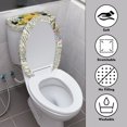 thumbnail image 3 of SEANATIVE Sunflower Toilet Cover Sets for Bathroom Soft & Washable Toilet Lid Dust Cover and Toilet Tank Lid Cover, Toilet Seat Covers Stain Resistant Elastic Edge Replacement Covers, 2pcs, 3 of 7