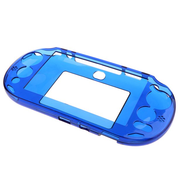 Gamepad Hard Case Cover cubierta dura de cristal de la piel para PSV2000 azul