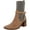 Light Cuoio Knit, variant on Marci Women's Cuoio Brown/Praline Boots 9M
