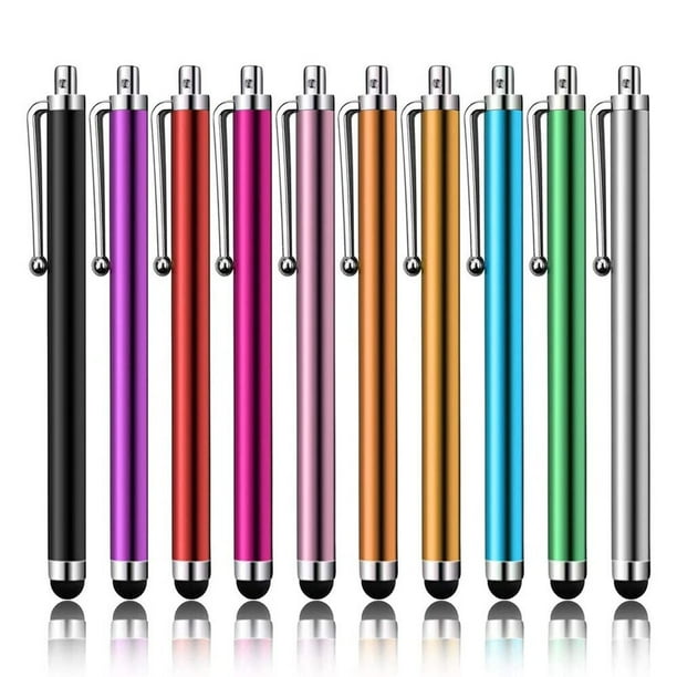 Stylus Pen, IC ICLOVER 10PCS Long Stylus Metal Touch Screen Pen for iPhone  14/13/12/PRO/PRO Max/PLUS, iPad, iPod, Samsung, Kindle, Tablet PC, Smart  Phone All Capacitive Touch Screen Devices, 10Colors - Walmart.com