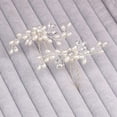 thumbnail image 2 of Horquilla de diamantes de imitación de perlas (4PCS), horquilla nupcial, horquilla para mujeres, horquilla de boda, horquilla de decoración nupcial nupcial para mujeres, horquilla de boda, 2 of 5