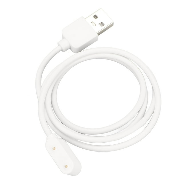USB Watch Charging Cable, Replacement Smartwatch Charging Cable Safe 3.3ft Compact For 7 For Band 6 For Travelers Black,White