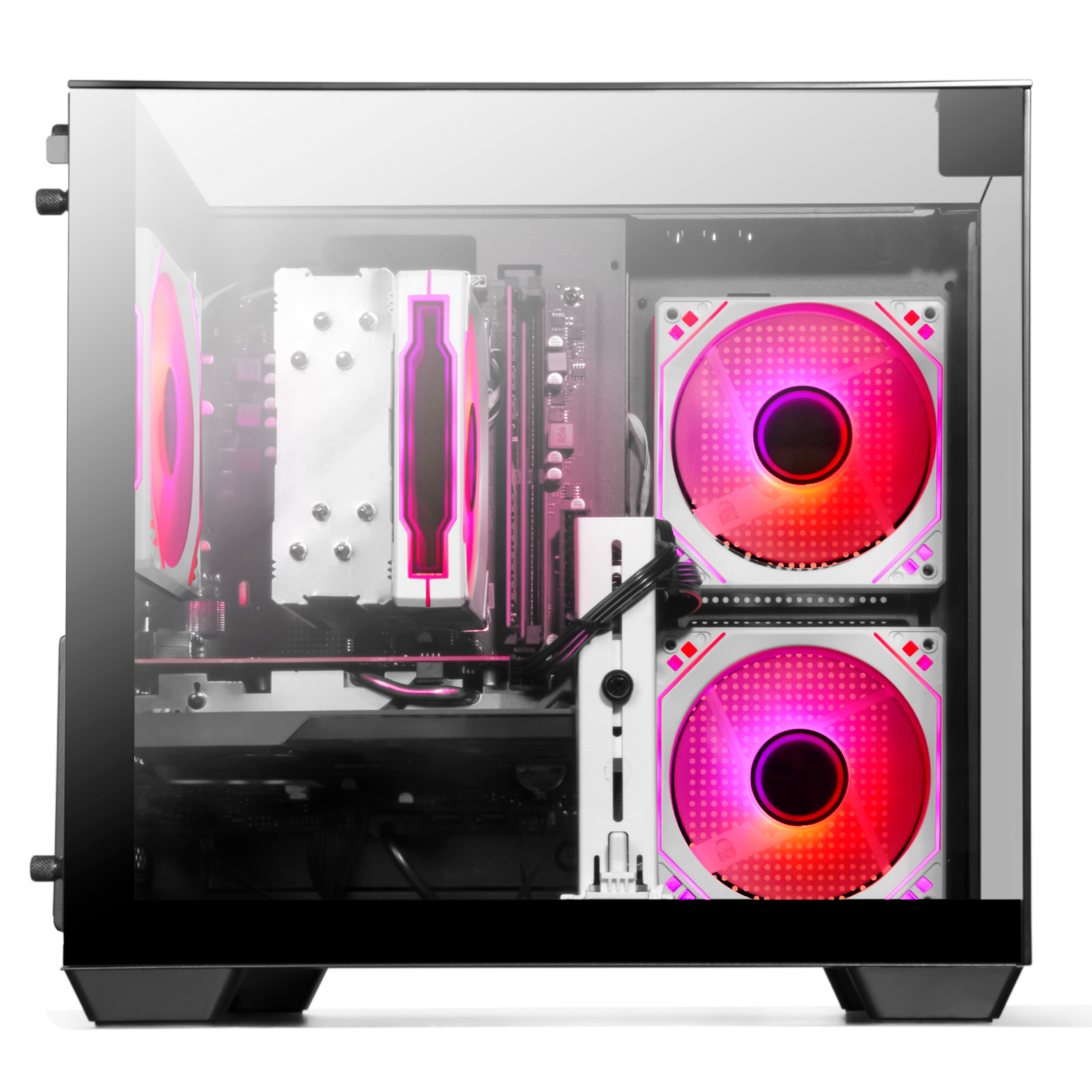 WIWB Gaming PC, Ryzen 5 5500, RX 6500 XT 4GB, 16GB DDR4, 1TB SSD, WiFi 6, 1080p Esports