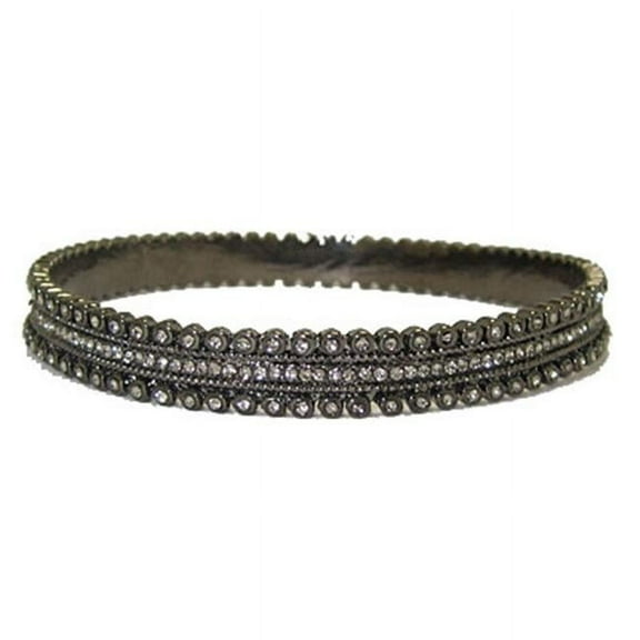 Designer Jewelry  MX Signature Bangle Bracelet set w Cz-s
