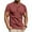 A_ Red, variant on Cotton Linen Blouses for Men Casual Loose Fit Short Sleeve Buttons Henley Shirts Stand Collar Summer Vacation Tops Khaki XL