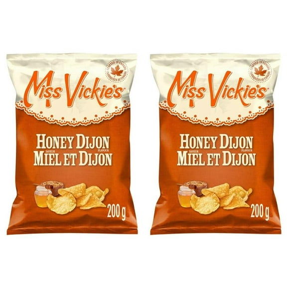 Miss Vickie's Honey Dijon Flavor Kettle Cooked Potato Chips, 200g (2 Pack)