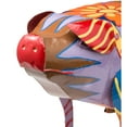 thumbnail image 5 of Folk Art Pig Table in Colorful Painted Metal, 5 of 6