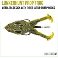 thumbnail image 2 of LUNKERHUNT Frog Fishing Lure for Bass Fishing | Realistic Frog Lure with Prop Action (Cane) | Best Topwater Lure Trout and Pike, Fish Bait with Hollow Body, Weedless Hooks, 2 of 6