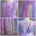 thumbnail image 6 of IDOPIP Girls Long Communion Princess Lace Dresses Flower Bridesmaid Pageant Party Wedding Floor Length Dance Evening Formal Gowns 11-12 Years Rainbow Purple, 6 of 7
