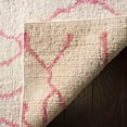 thumbnail image 4 of Safavieh  Couture Handmade Moroccan Nuccia Modern Viscose Rug Ivory/Pink 9' x 12' 9' x 12' Pink, 4 of 5