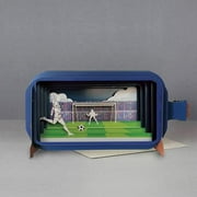 Message in a Bottle Greeting Cards - SOCCER GAME
