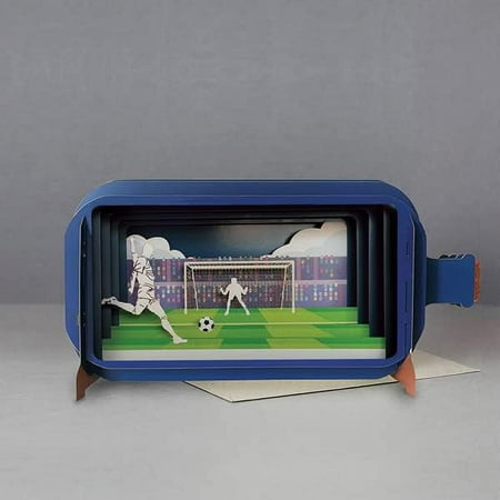 Message in a Bottle Greeting Cards - SOCCER GAME