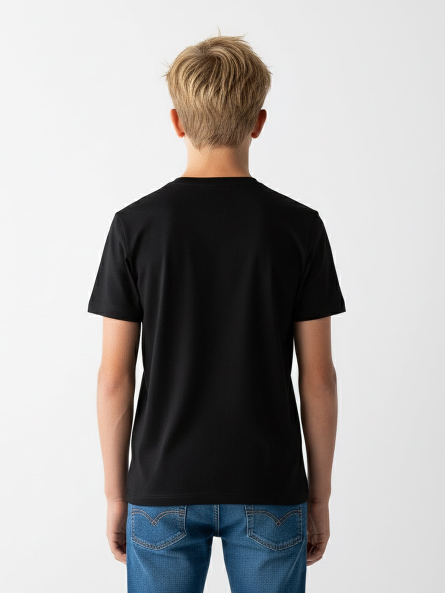 Super Mario Bros. Boys' Graphic Tee with Short Sleeves, Mario Jump, Sizes 4-18