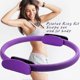 thumbnail image 3 of 5 Pcs Pilates Ring Set 14" Yoga Fitness Magic Circle Pilates Equipment for Home Workouts Fitness kit, 3 of 5