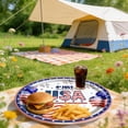 thumbnail image 7 of Disposable Paper Plates Cutlery, 250Th Anniversary 4Th Of July Decorations Patriotic Party Supplies, Perfect for Independence Day Parties White, 7 of 7