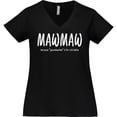 thumbnail image 3 of Inktastic Funny Mawmaw Because Grandmother is for Old Ladies Women's Plus Size V-Neck T-Shirt, 3 of 5