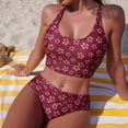 thumbnail image 5 of Women Bathing Suits Womens Bikini Floral Print Tankini Swimsuit Bikini Separates Two Piece Bathing With, 5 of 6