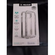 Pelican Voyager Heavy Duty Holster Cell Phone Case with Holster for iPhone 12/13 Pro Max, Clear