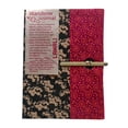 thumbnail image 3 of Lama Li Wanderer Hard-Cover Handmade Journal, Red-Ebony, 5.9" x 8.3", 164 Pgs./Bk., 3 of 3