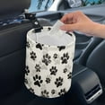 thumbnail image 3 of Renewold Durable Car Trash Can Dog Paw Car Accessories Foldable Auto Garbage Bag Dustbin Container Universal Waste Basket Storage Pockets Hanging Vehicle Trash Bin, 3 of 6