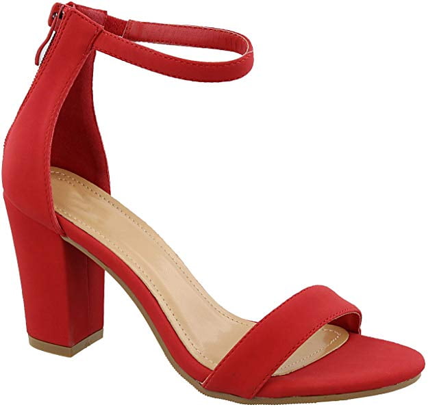 walmart red high heels