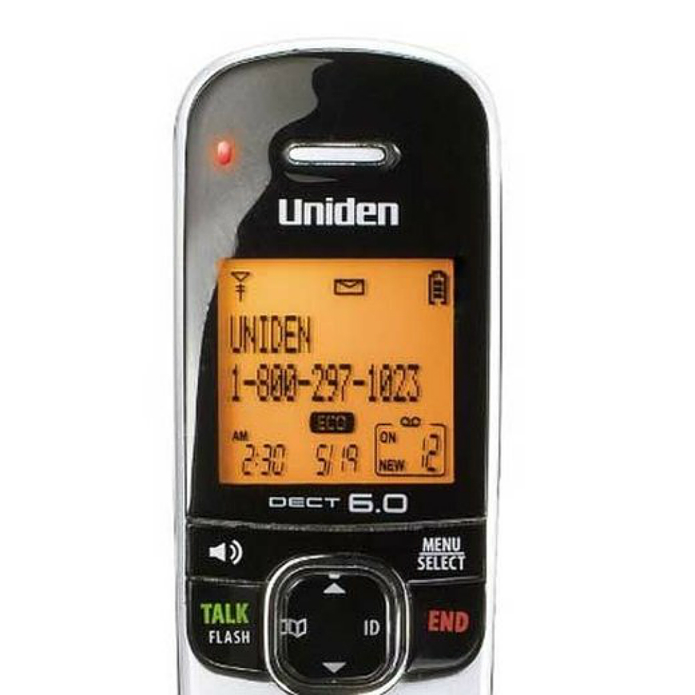 Uniden Digital Dect 6.0 Cordless Phone System with 4 Handsets - image 3 of 4