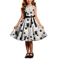 thumbnail image 2 of Piuwrlz Kids Cos Perform Dresses for Girls Halloween Party Dress White Size 13 Years, 2 of 7