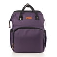 thumbnail image 1 of Mochila Pañalera ISADEN Debug con Cambiador Cuna Morado, 1 of 7